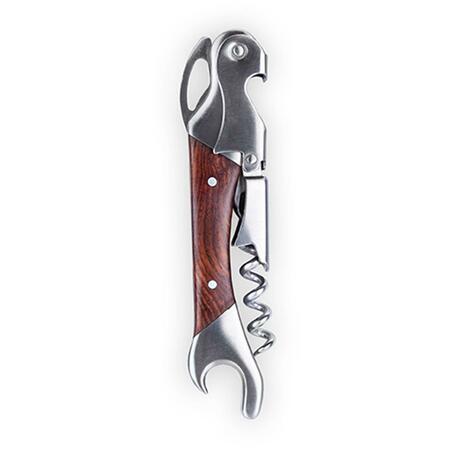 VISKI Admiral Double Opener Corkscrew, Wood 4536